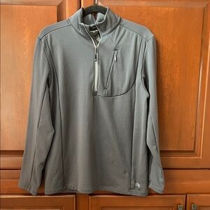 Men's Charcoal Quarter-Zip Pullover